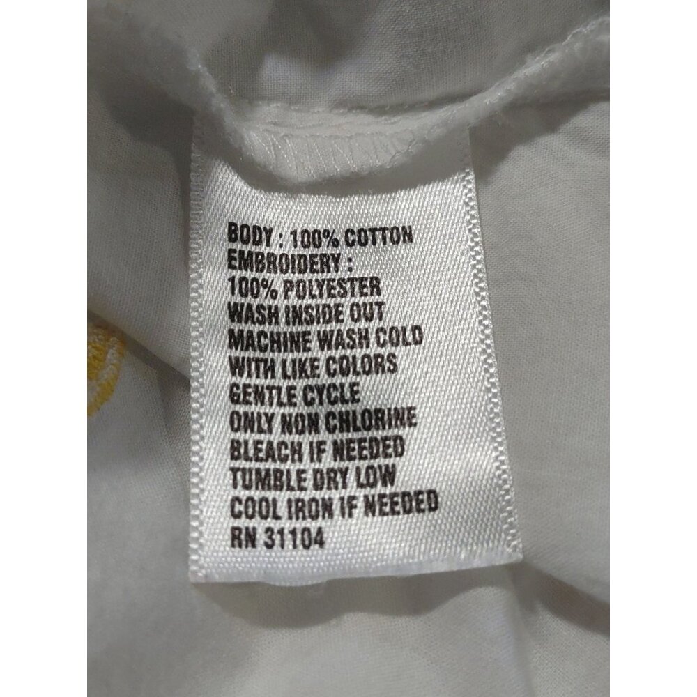 Kim Rogers Blouse Embroidered Lemon Top Button Up Roll Tab Sleeve Womens XL - Picture 5 of 7